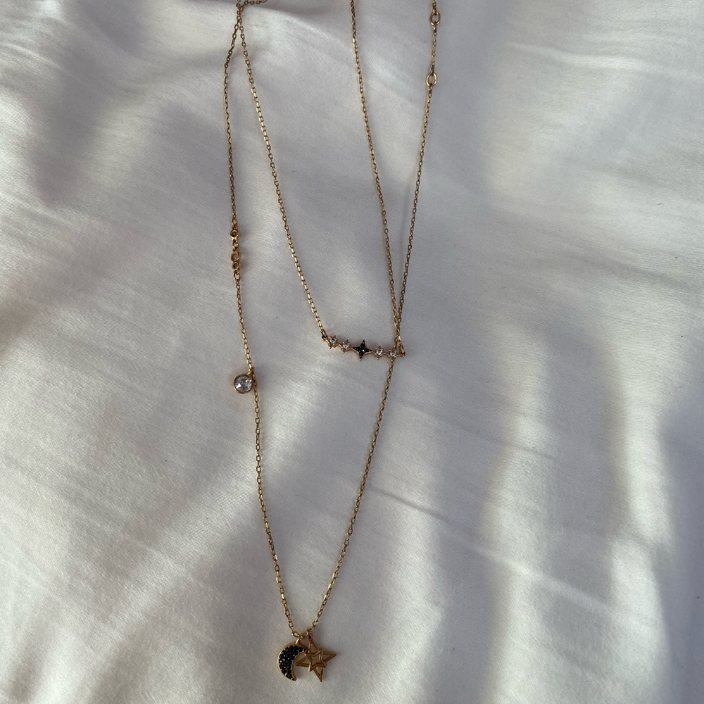 Swarovski Symbolic Moon Necklace Set